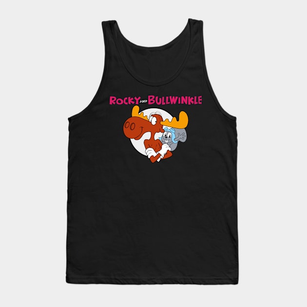 Rocky & Bullwinkle Tank Top by LuisP96